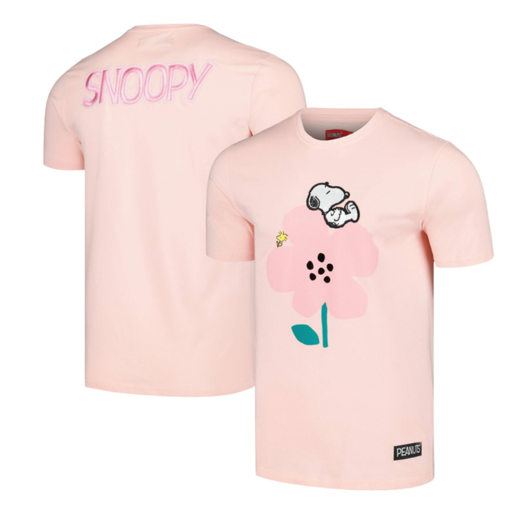 The peanuts Snoopy T-shirt tee top m medium embroidered embroidery new